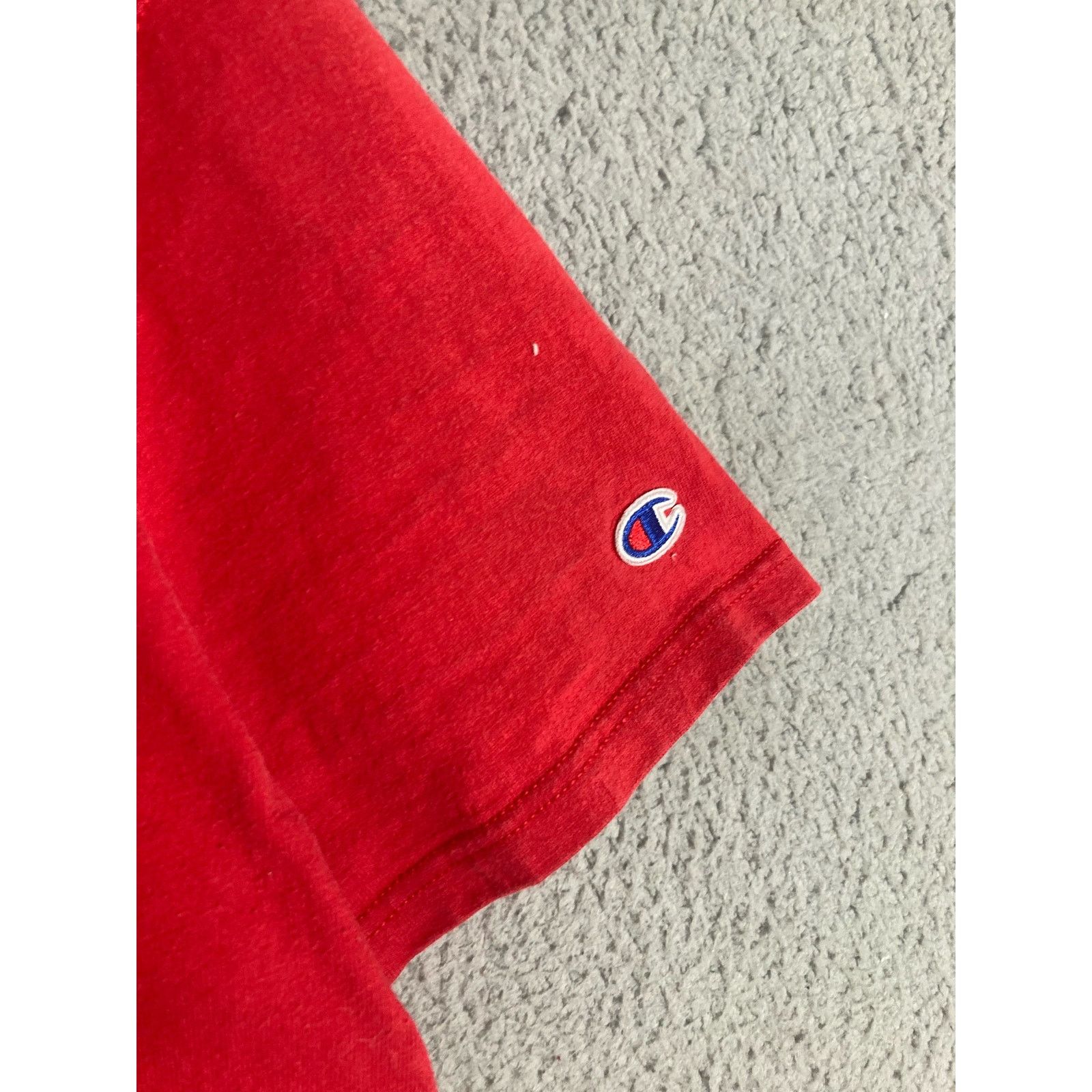 Champion Champion Heritage Graphic Spellout Tee Red Crew Men's XL Size US XL / EU 56 / 4 - 7 Thumbnail
