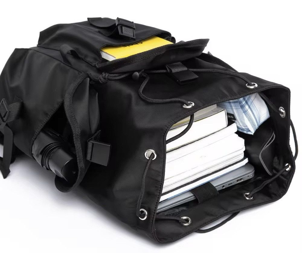 Other Capacity Outdoor Waterproof Black Backpack Size ONE SIZE - 7 Thumbnail