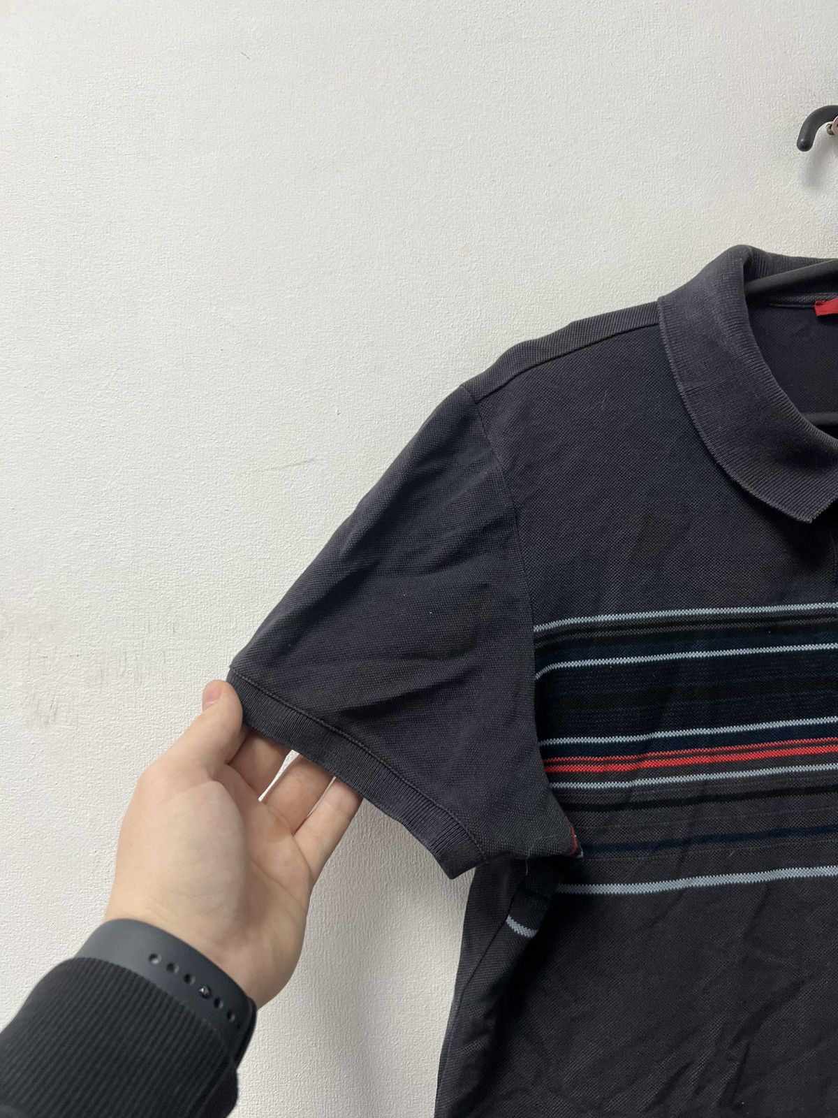 Prada Vintage Prada Polo T-Shirt Red Tab Luxury Size US L / EU 52-54 / 3 - 3 Thumbnail