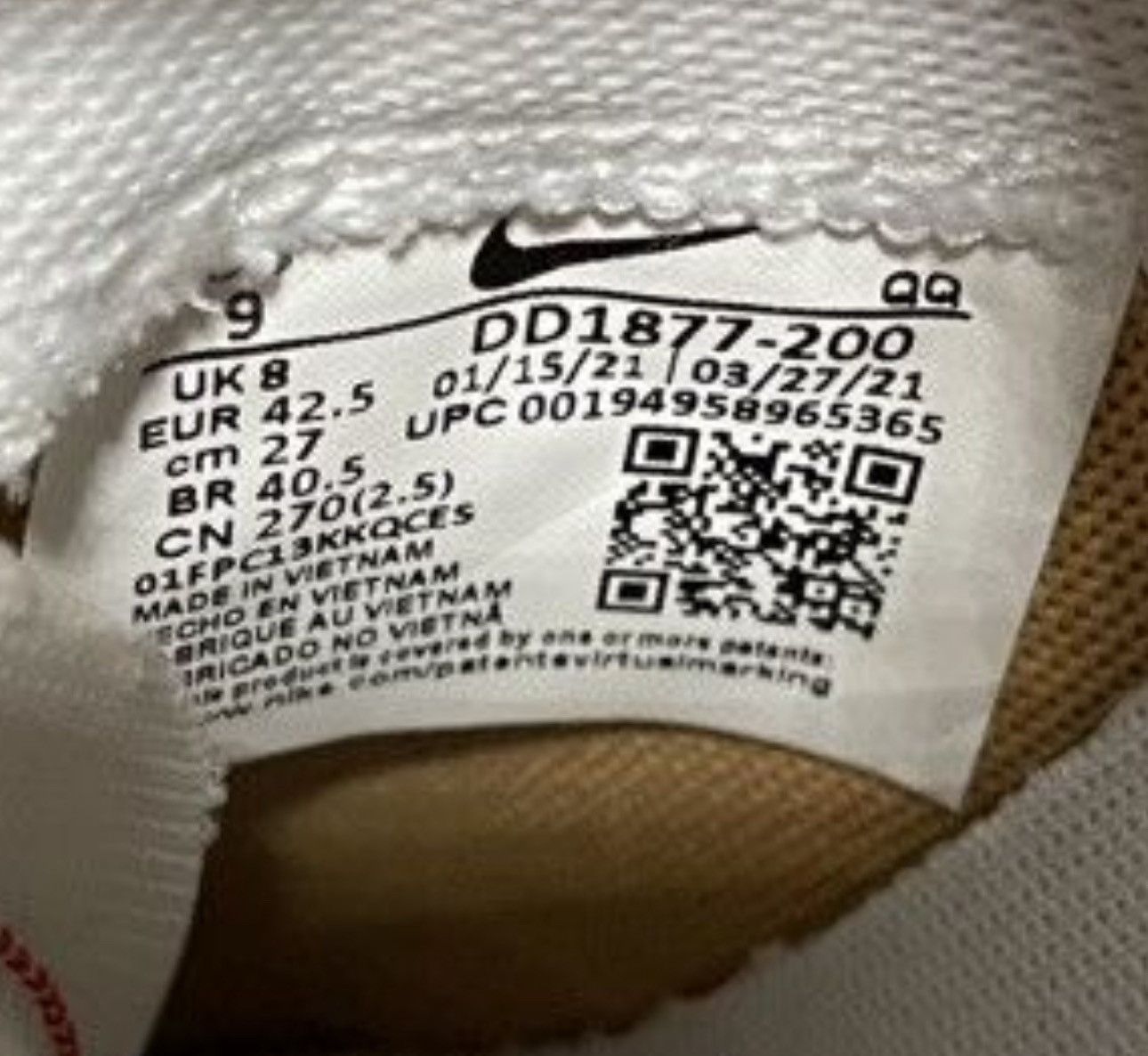 Nike NIKE BLAZER LOW / SACAI Size US 9 / EU 42 - 5 Thumbnail