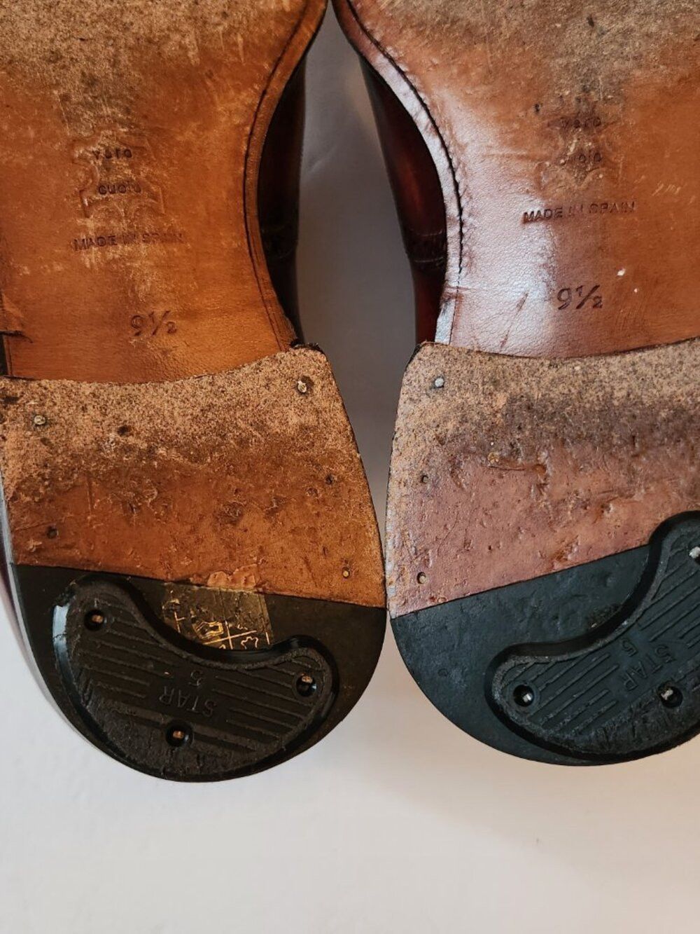 Other blue Sole men's leather dress shoes size:9.5 made in Spain Size US 9.5 / EU 42-43 - 9 Thumbnail