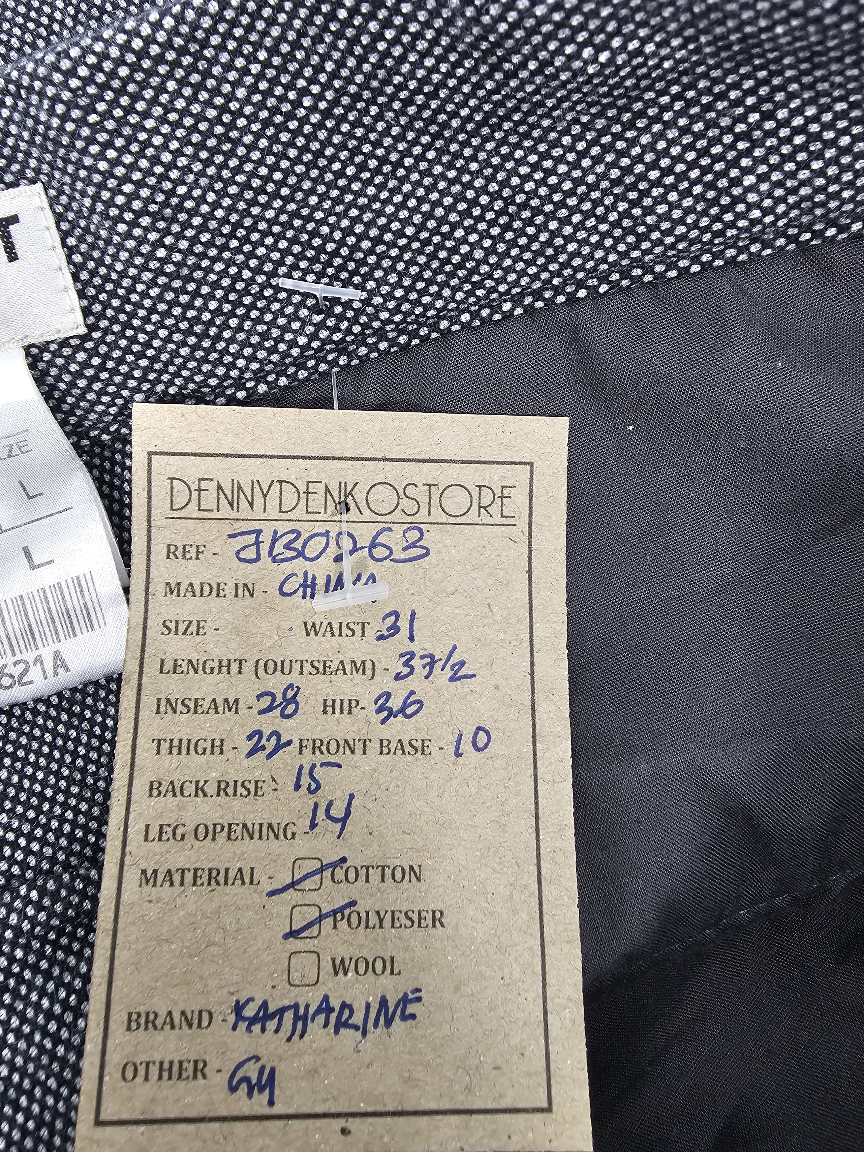 Katharine Hamnett London KATHARINE HAMNETT LONDON Casual Design Pants JB0263 Size US 31 - 13 Thumbnail