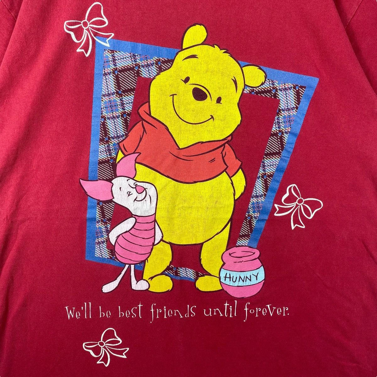 Disney Vintage 90's WINNIE The POOH & PIGLET Disney Cartoon Faded Size US L / EU 52-54 / 3 - 2 Thumbnail