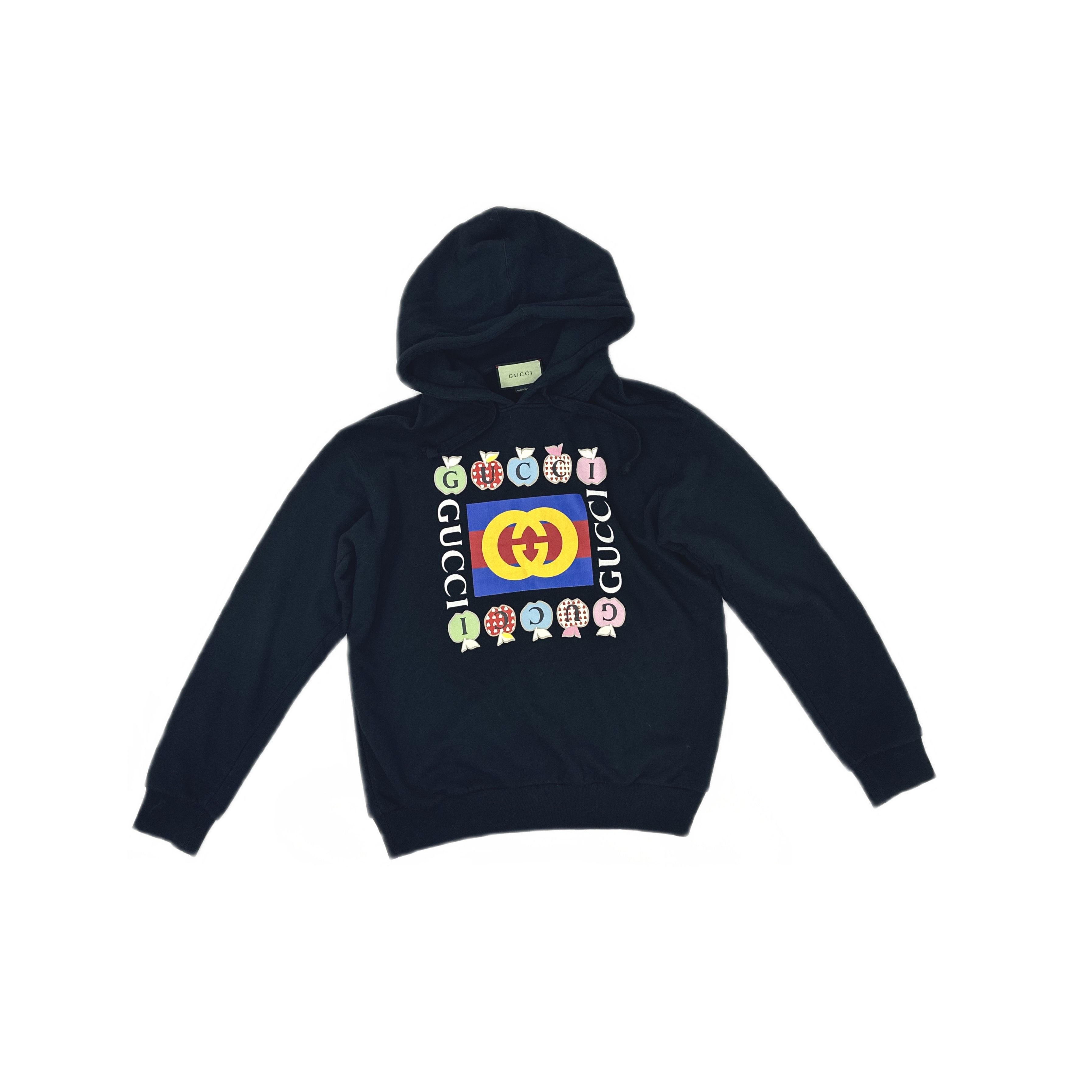 Gucci Gucci Heart Apple Logo Hoodie Size S Size S / US 4 / IT 40 - 1 Thumbnail