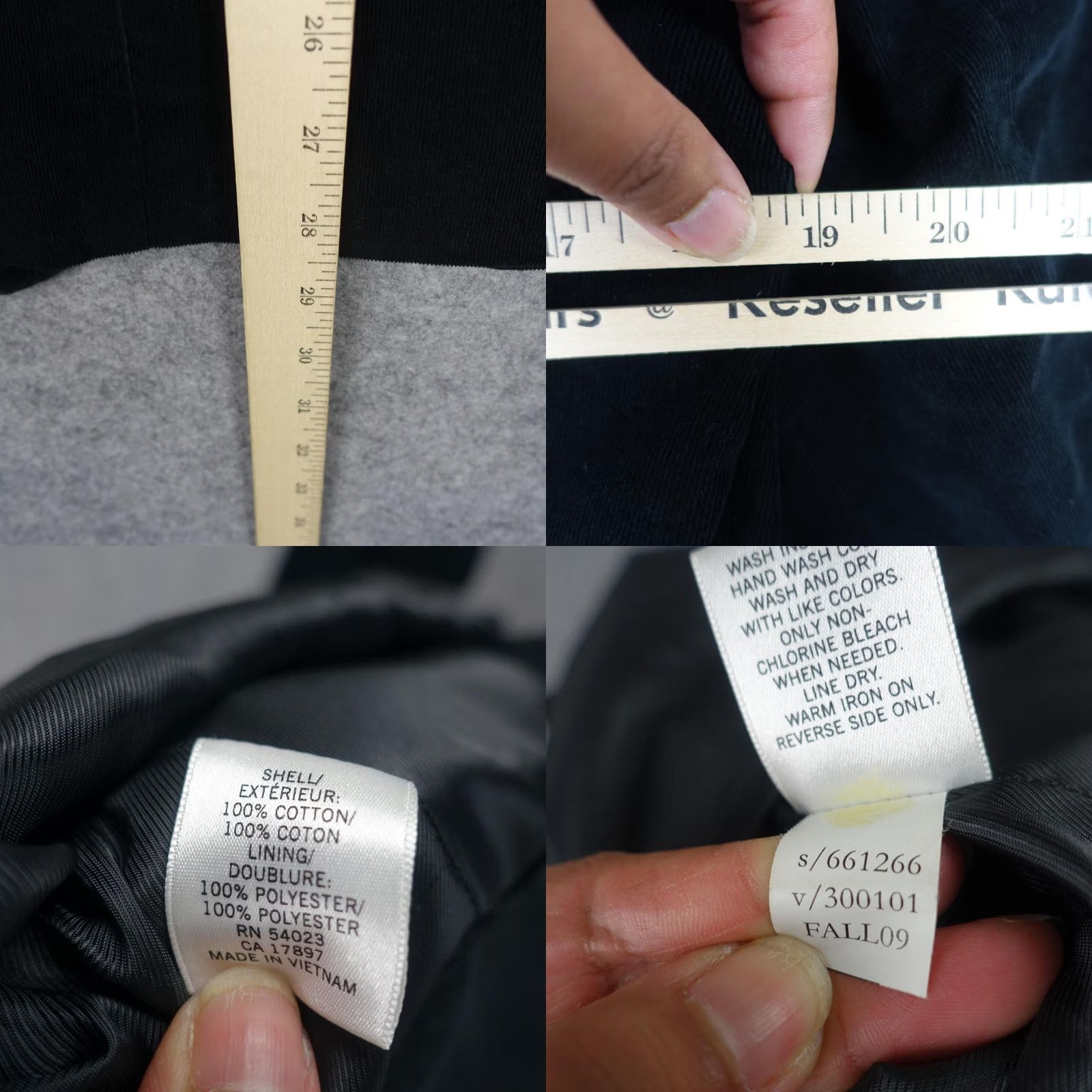 Banana Republic Banana Republic Blazer Mens 38 Short Black Corduroy Suit Jacket Sport Coat VTG Size US 38 / EU 54 - 9 Thumbnail
