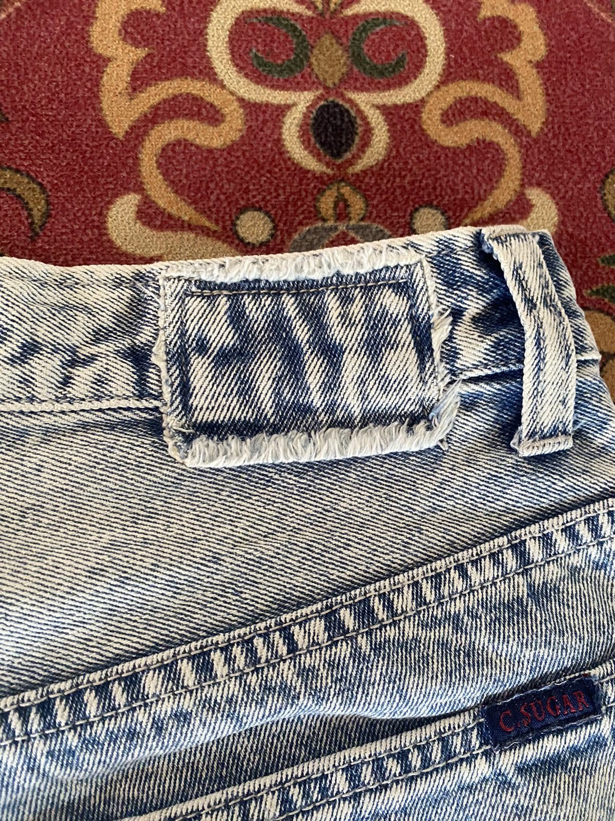 Japanese Brand × Vintage Vintage Cube Sugar Acid Wash Workwear Denim Pant Size US 29 - 10 Thumbnail