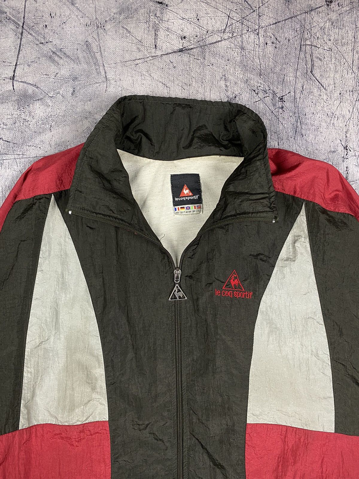 Le Coq Sportif Vintage 90s Le Coq Sportif Drill Track Top Jacket Retro Size US L / EU 52-54 / 3 - 6 Thumbnail