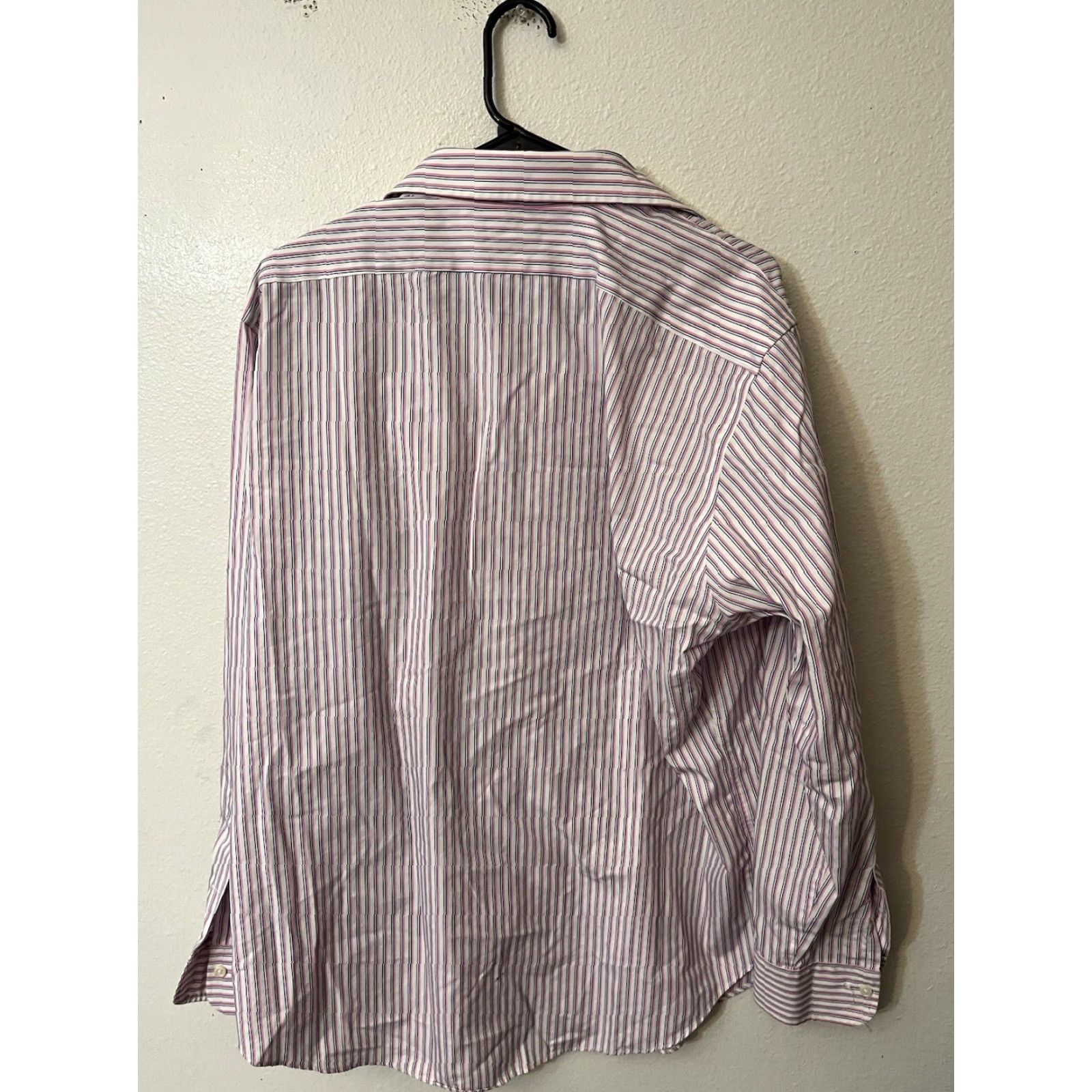 Ralph Lauren Lauren Ralph Lauren Men Shirt Pink Striped Non Iron Button Size 16.5 Size US L / EU 52-54 / 3 - 3 Thumbnail