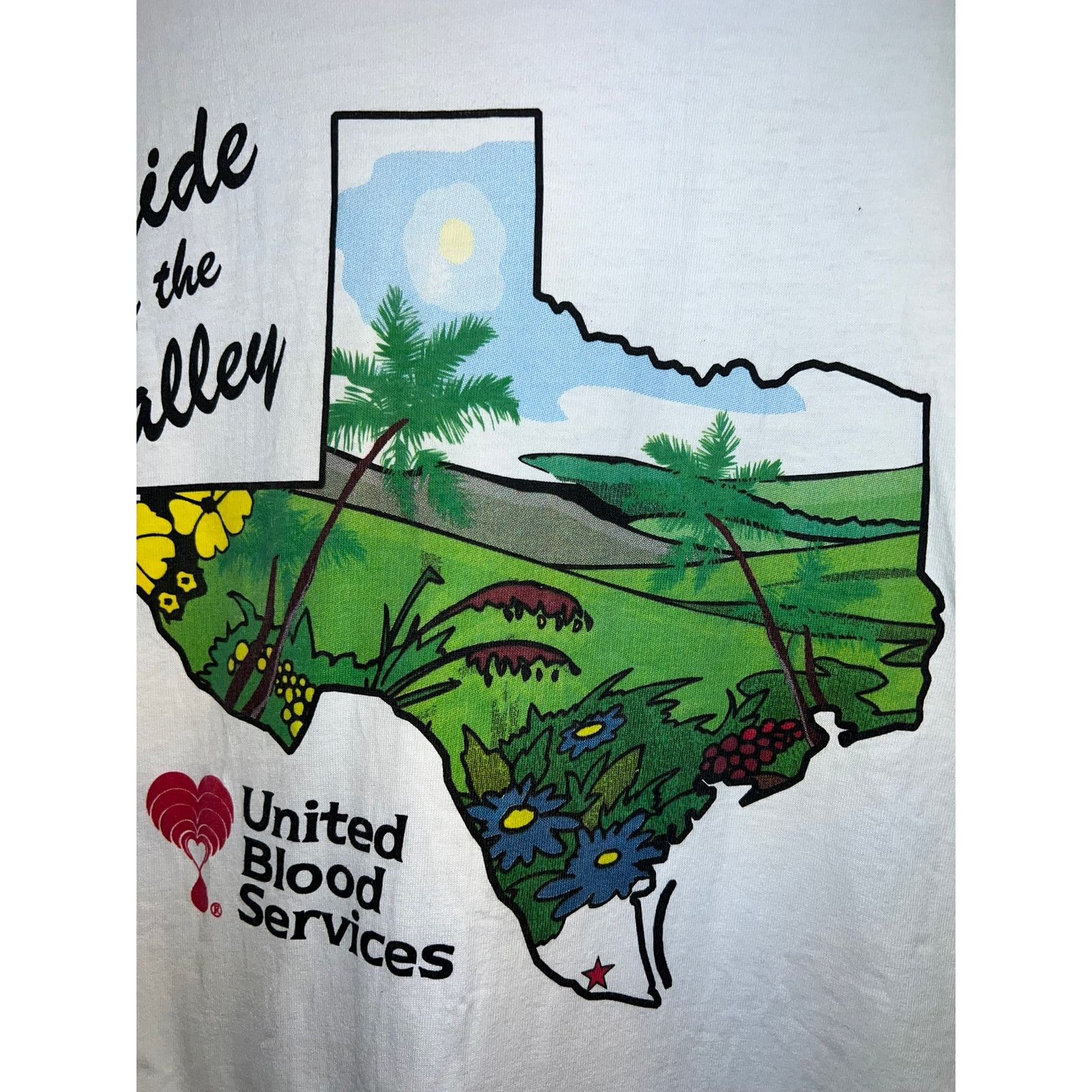 Vintage Vintage Pride Of The Valley Shirt Texas United Blood Tee XL Size US XL / EU 56 / 4 - 3 Thumbnail