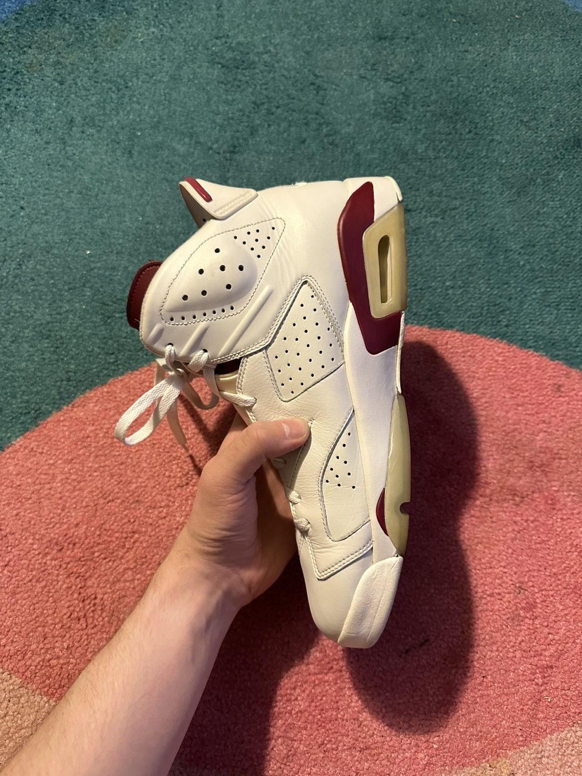 Jordan Brand Air Jordan 6 Retro Maroon 2015 Size US 11.5 / EU 44-45 - 5 Thumbnail