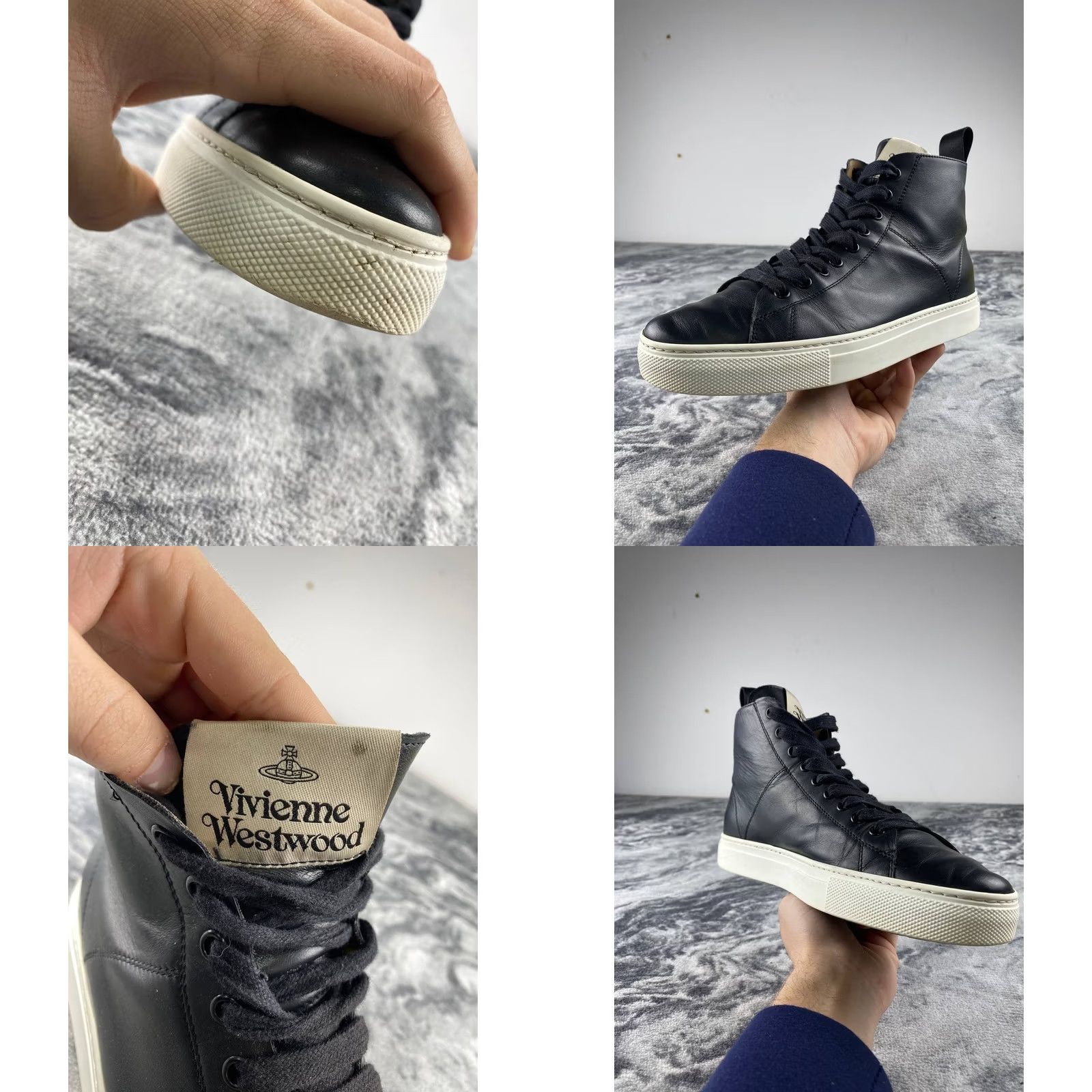 Vivienne Westwood Vivienne Westwood Leather Sneakers Men Size 40 Black Size US 10 / EU 43 - 9 Thumbnail