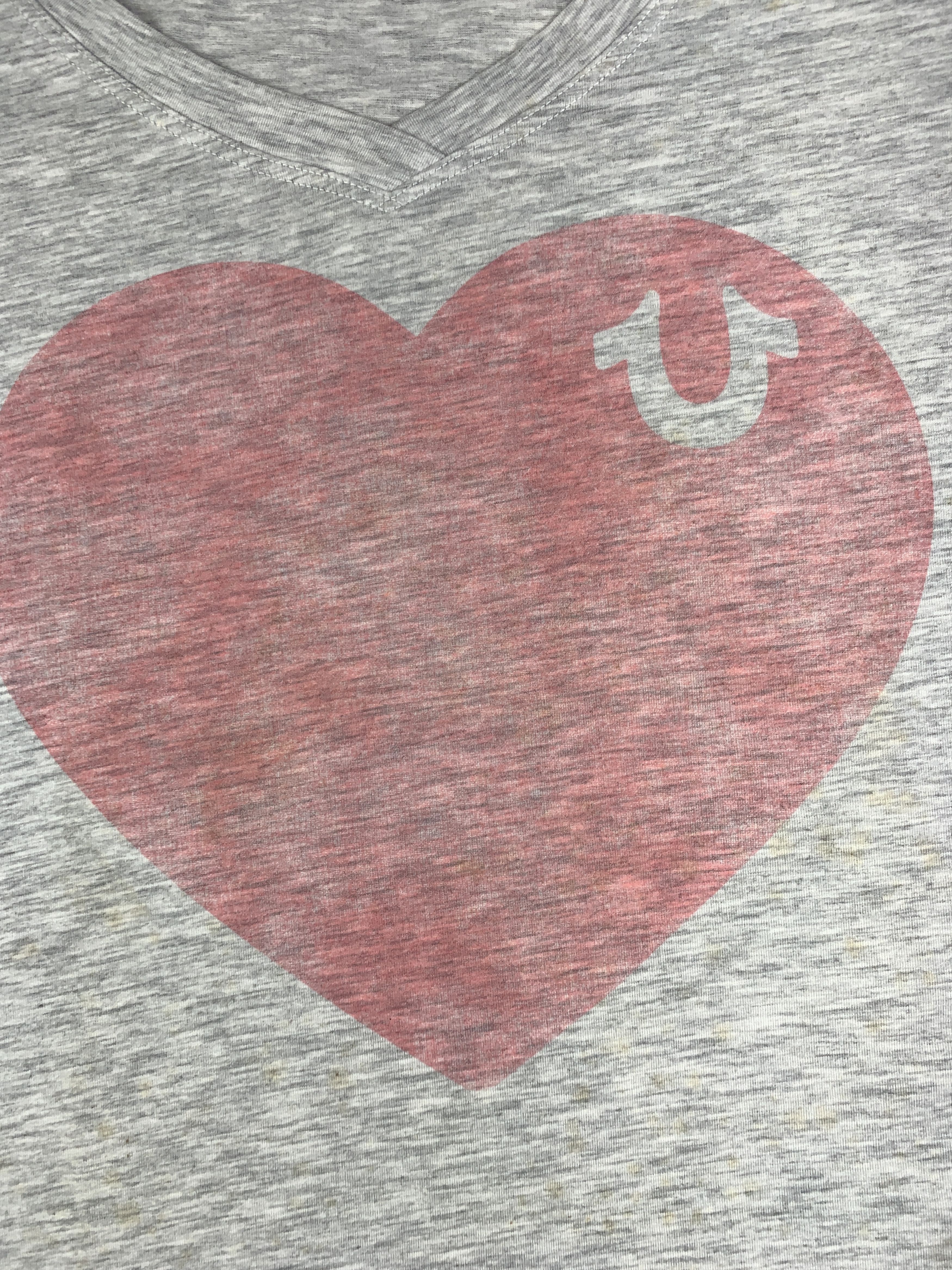 True Religion True Religion V-neck Big Heart Tee (M) Size M / US 6-8 / IT 42-44 - 4 Thumbnail