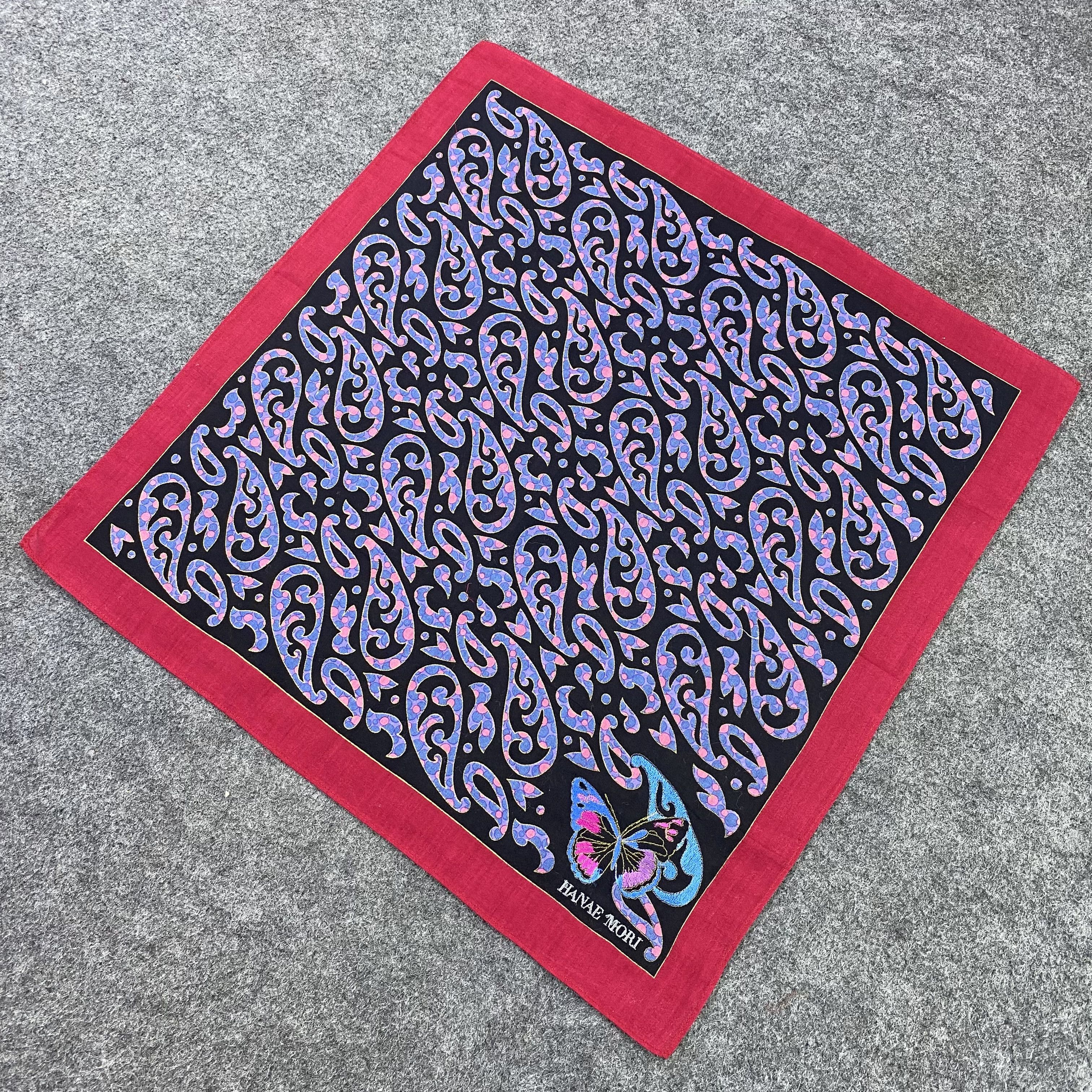 Hanae Mori Hanae Mori Handkerchief / Bandana / Neckerchief -B708 Size ONE SIZE - 4 Thumbnail