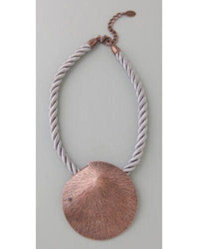 Designer New Authentic Theodora & Callum Copper Sand Dollar Necklace Size ONE SIZE - 3 Thumbnail