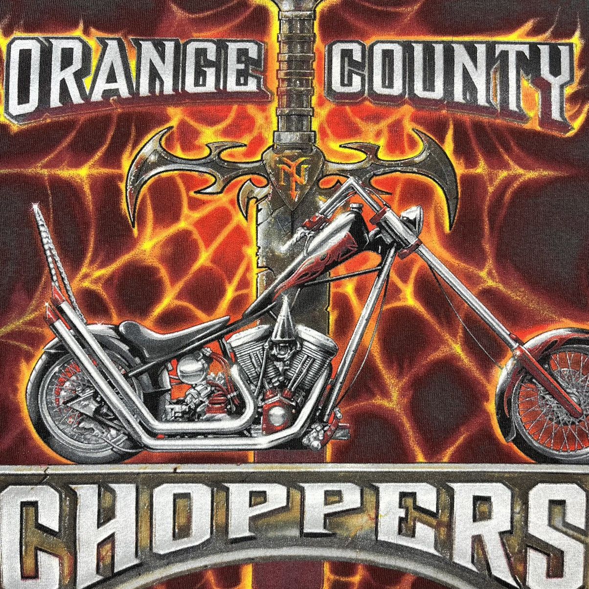 West Coast Choppers Vintage West Cost Choppers flame big logo tee 2000’s Size US S / EU 44-46 / 1 - 11 Thumbnail