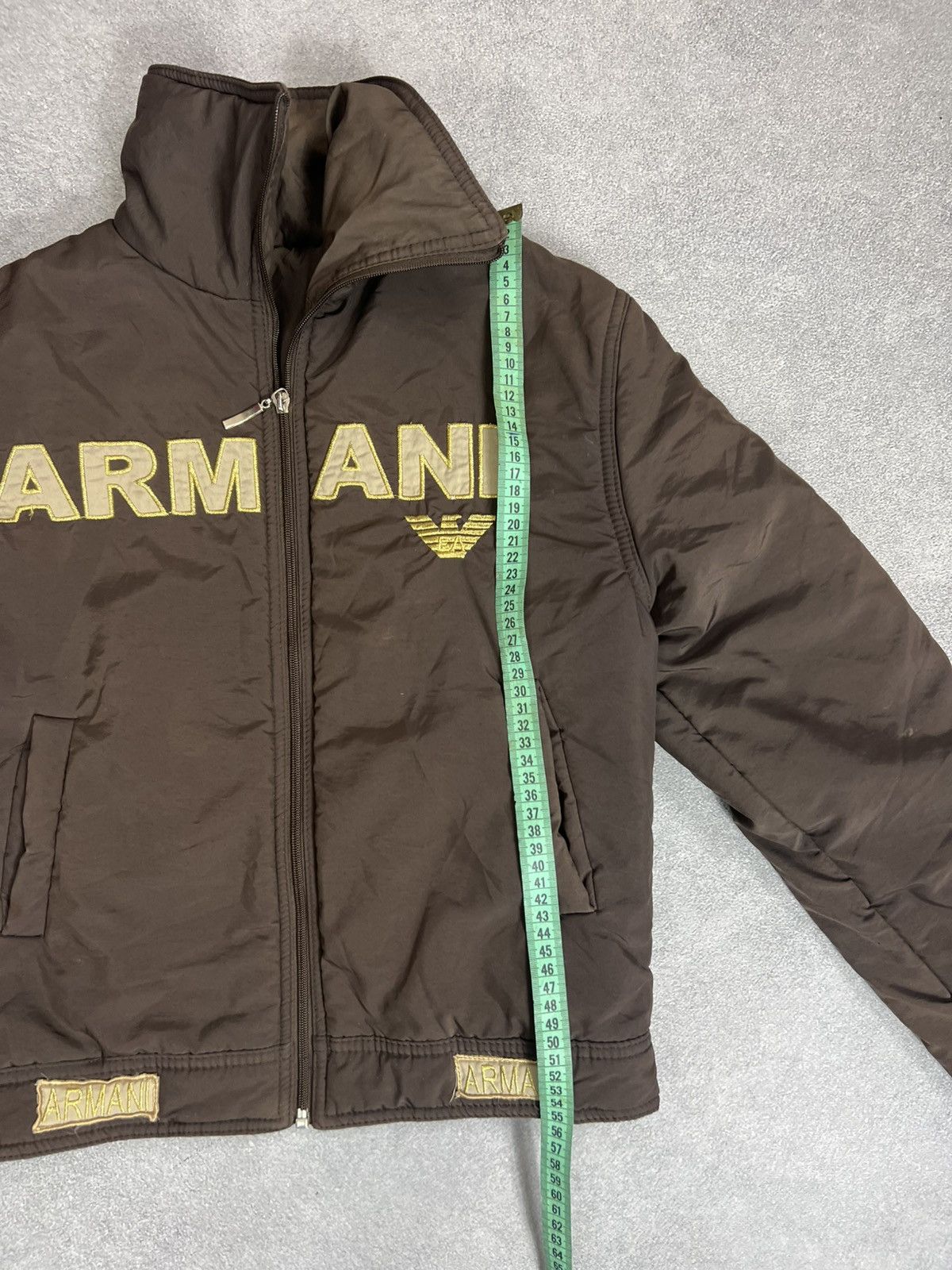 Armani Vintage Streetwear Armani Big Logo Hype Ifsixwasnine Style Size US S / EU 44-46 / 1 - 7 Thumbnail