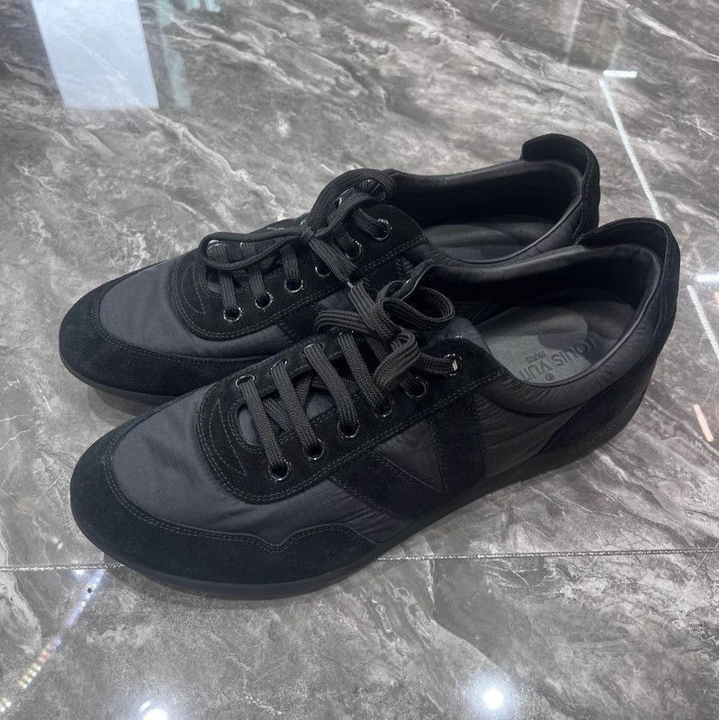 Louis Vuitton Louis Vuitton Black Sports Flats for Men - Size US 10.5 / EU 43-44 - 1 Thumbnail