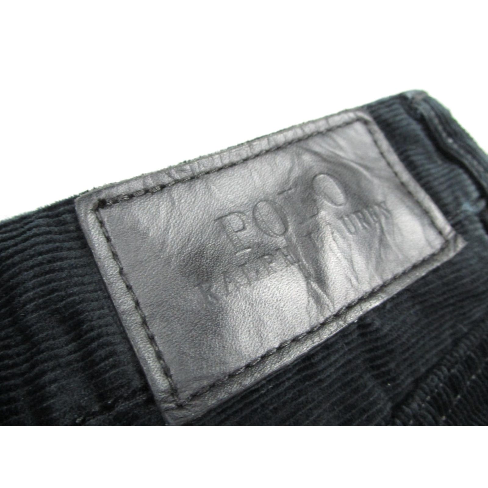 Polo Ralph Lauren Polo Ralph Lauren Pants Mens 5-Pocket Corduroy Straight Leg Black 42x32 Adult Regular Size 42 Inseam 32 Size US XL / EU 56 / 4 - 5 Thumbnail