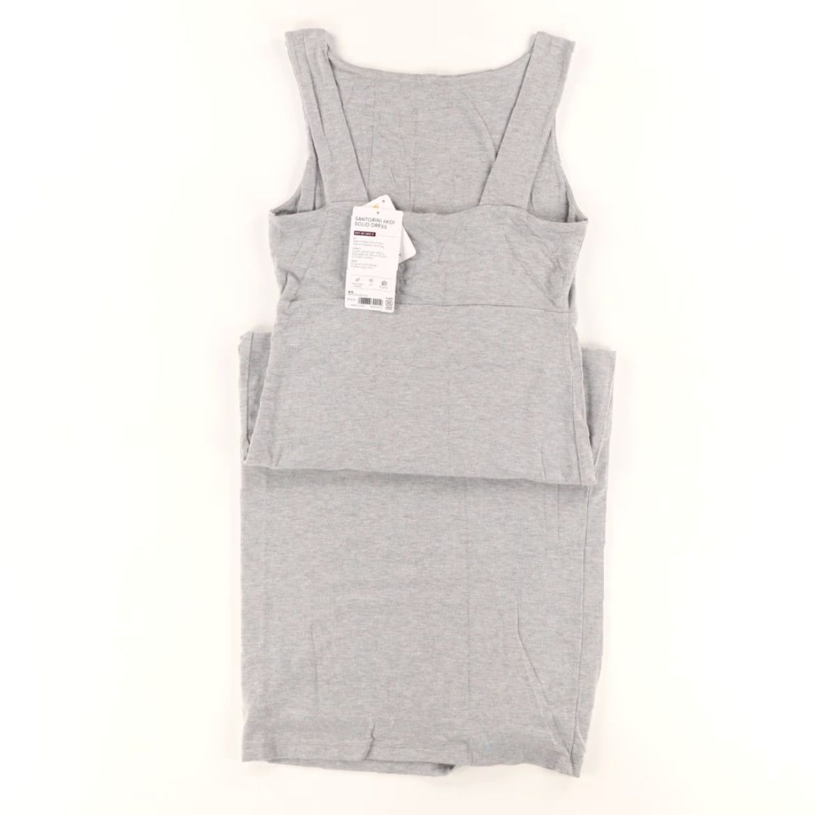 Athleta Athleta Dress Women XS Santorini Midi Modal Solid Gray Size XS / US 0-2 / IT 36-38 - 3 Thumbnail