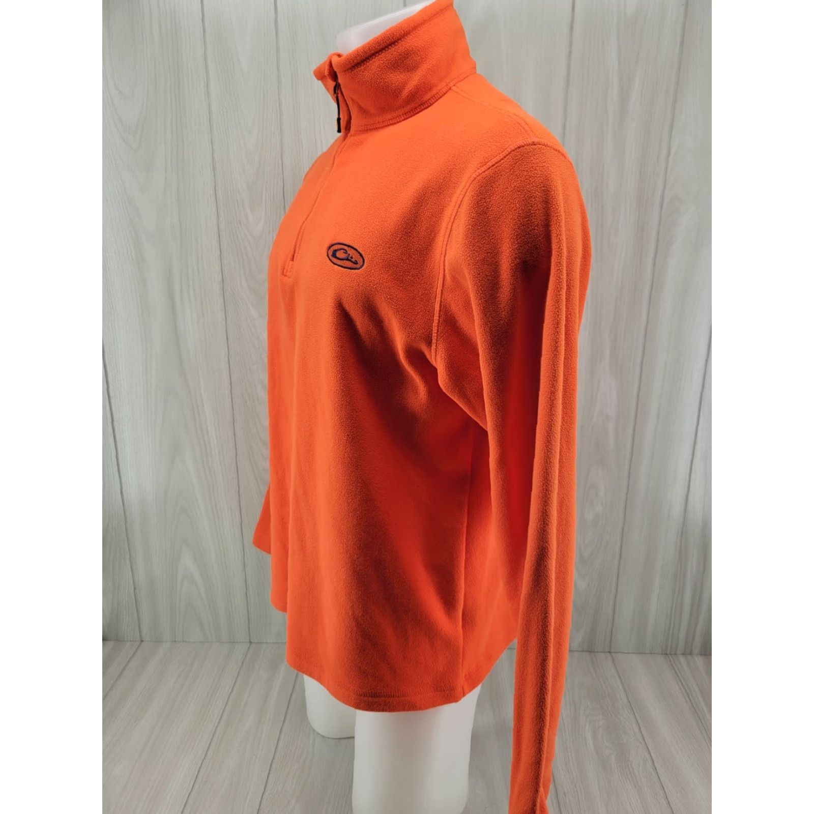 Vintage Auburn Tigers Orange Drake Waterfowl 1/4 Zip Fleece Pullover M Shirt Men Baseball Football Tigers Womens Size US M / EU 48-50 / 2 - 2 Thumbnail