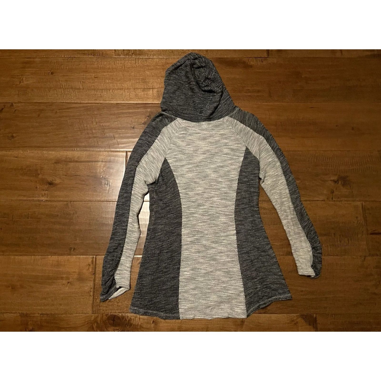 Saks Fifth Avenue Saks Fifth Avenue Hoodie Sweatshirt Full Zip Knit Cotton Blue Women's Small Size S / US 4 / IT 40 - 4 Thumbnail