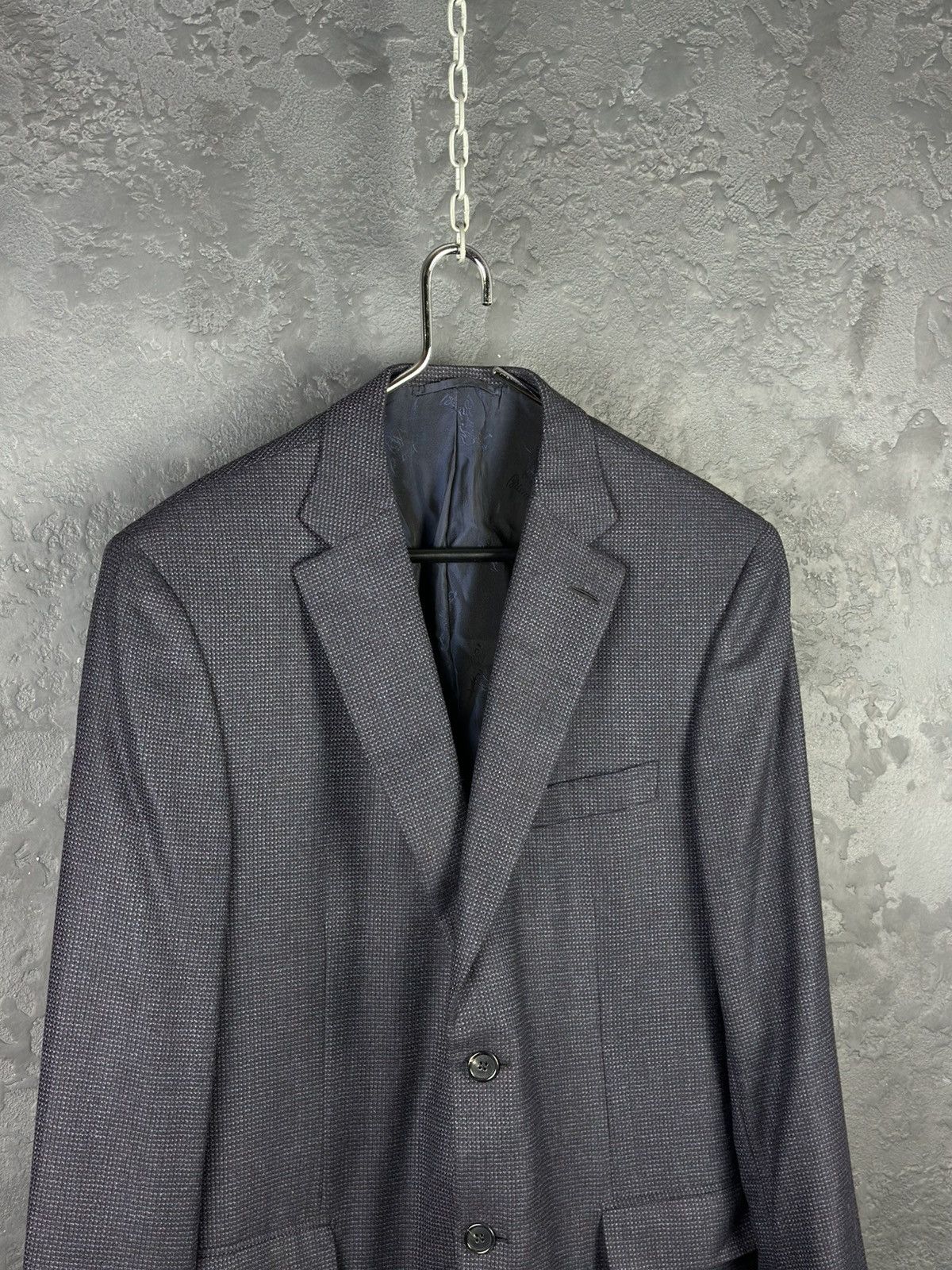 Brioni Brioni Brunico Suit Jacket Navy Blue Wool Size 53 R Size 54R - 2 Thumbnail