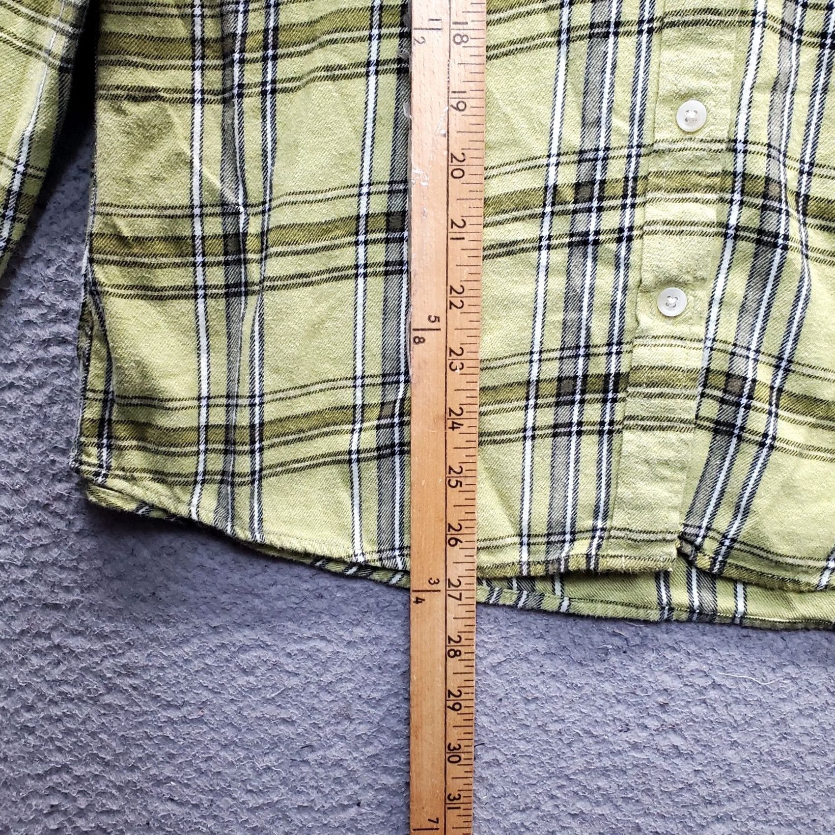 Lands' End Lands' End Flannel Shirt Women Multi Plaid Long Sleeve Collared Button Up Size M / US 6-8 / IT 42-44 - 3 Thumbnail