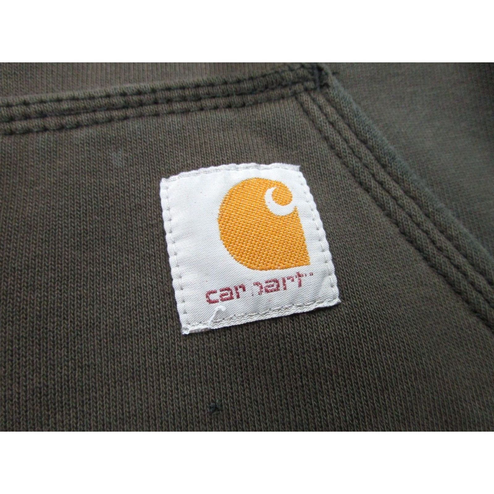 Carhartt Carhartt Hoodie Mens XL Black Distressed Grunge Pullover Sweatshirt Sweat Hoodie Pockets Logo Size US XL / EU 56 / 4 - 4 Thumbnail
