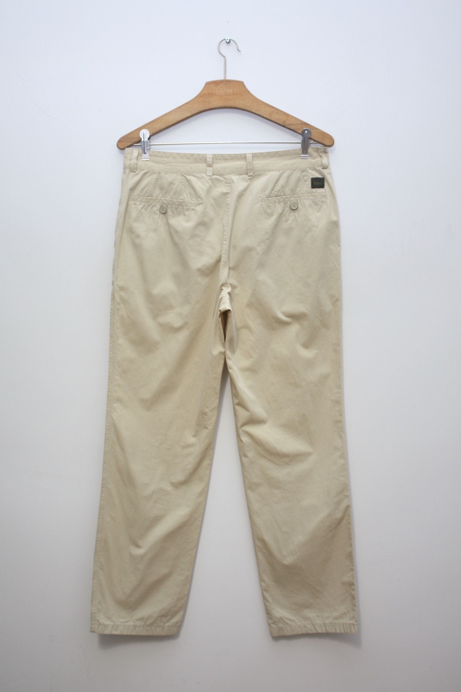 Lacoste Lacoste Vintage Beige Casual Chino Pants Size US 32 / EU 48 - 2 Thumbnail