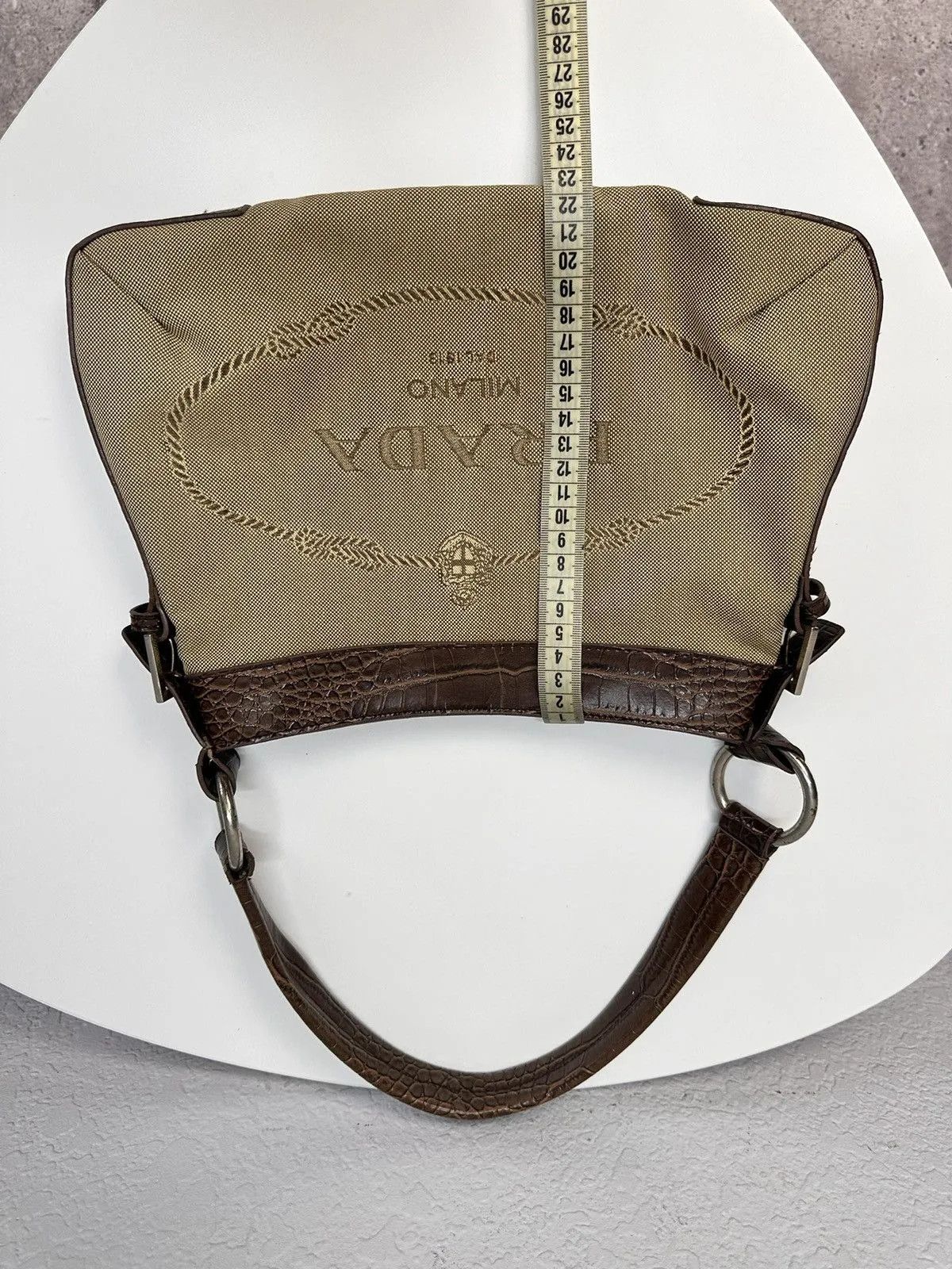 Vintage Y2k Gothic Avatngarde Bag Distressed Prada Style Japanese Size ONE SIZE - 13 Thumbnail