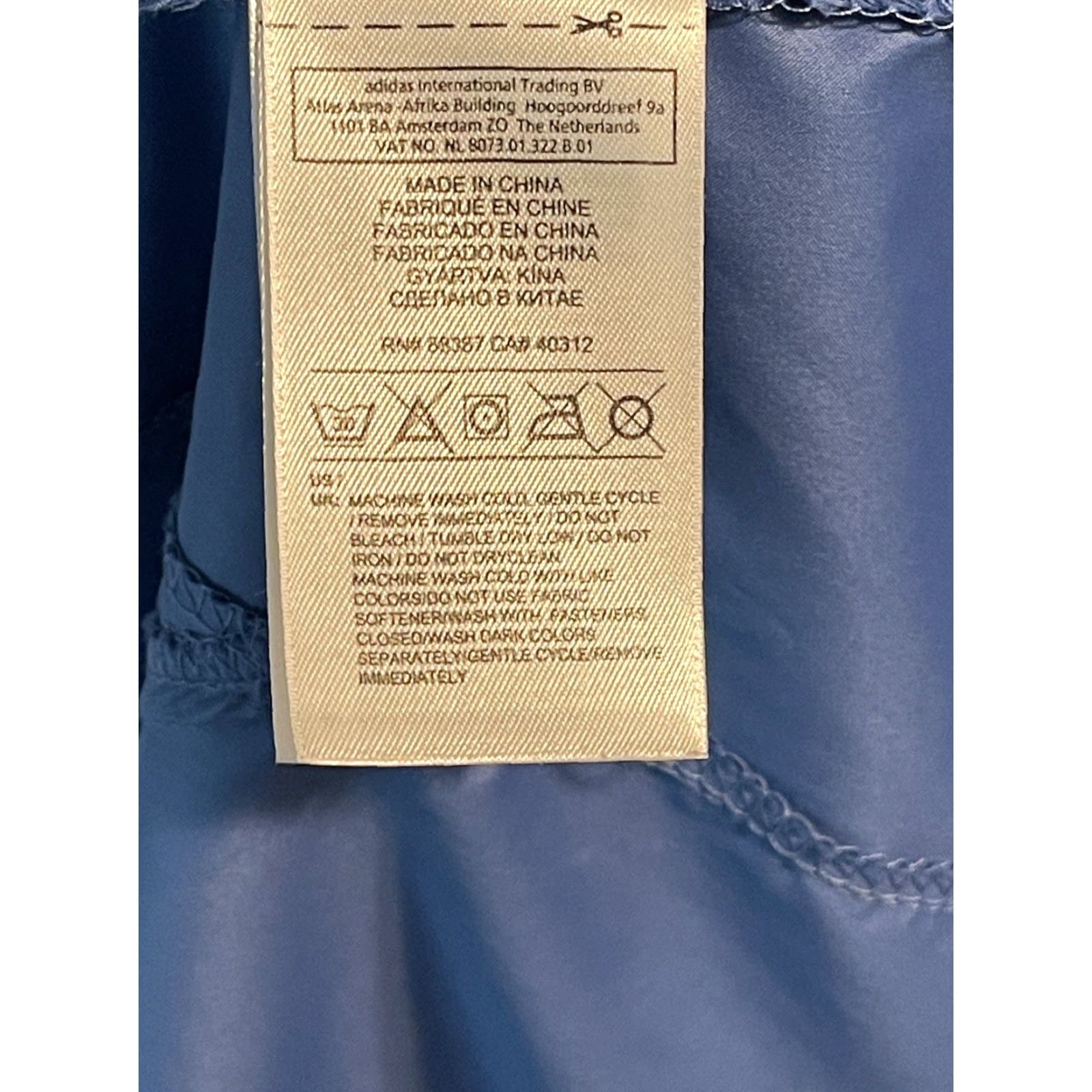 Adidas Adidas Pullover Windbreaker Climaproof 1/4 Zip Golf Jacket XL Men Blue Short Sleeve Softshell Size US XL / EU 56 / 4 - 6 Thumbnail