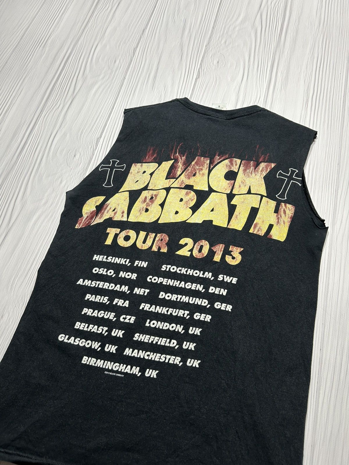 Band Tees 2013 Black Sabbath Ozzy Osbourne 13 Tour Tee Tank Top Size US S / EU 44-46 / 1 - 10 Thumbnail