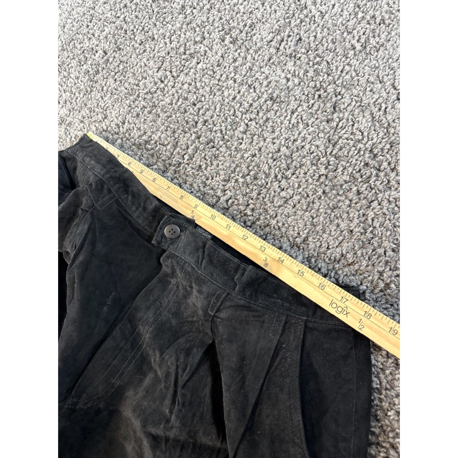 Vintage VINTAGE Jacque KoKo Bermuda Shorts Leather Black 36 90s Womens Size 36 Black Mens Womens Size 25" / US 0 / IT 36 - 3 Thumbnail