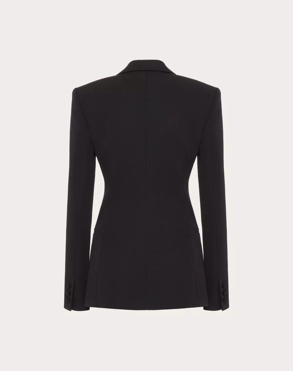 Valentino o1s1wg110625 Blazer In Grisaille in Black Size XS / US 0-2 / IT 36-38 - 2 Thumbnail