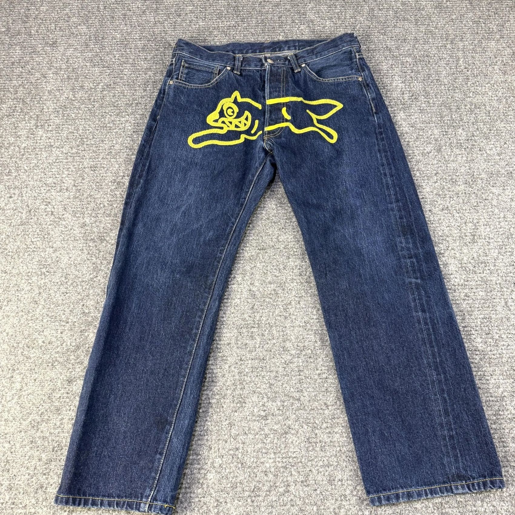 Billionaire Boys Club Billionaire Boys Club Ice Cream Jeans Mens Medium Running Dog Astronaut 32x26 Size US 31 - 2 Thumbnail