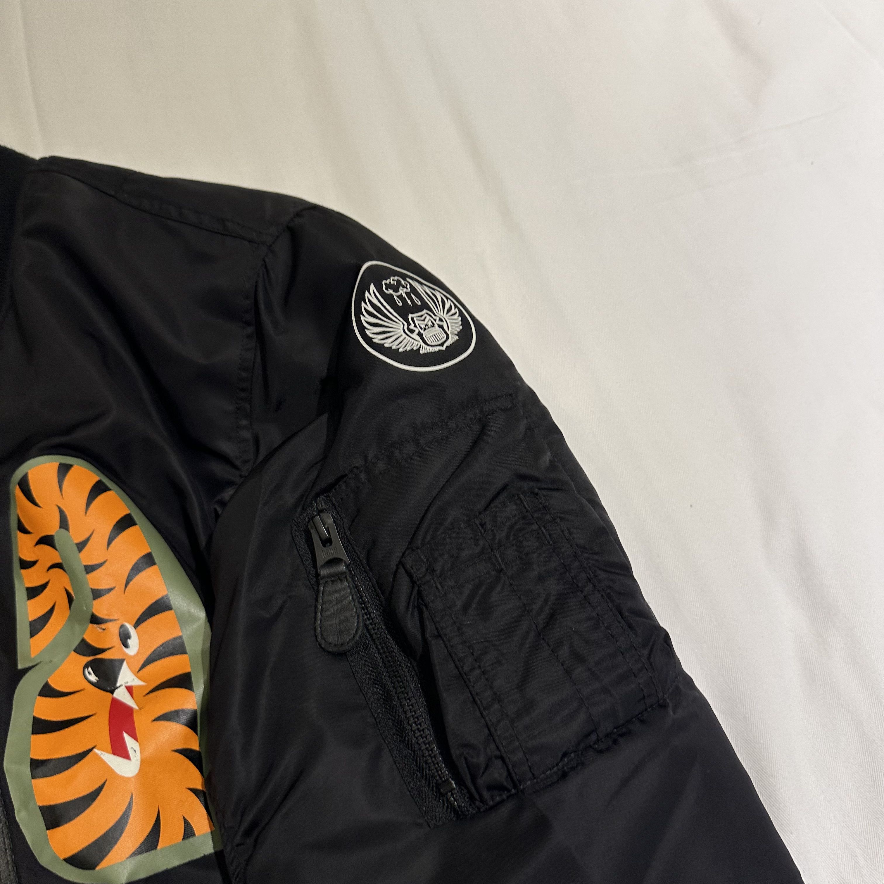 Bape Shark MA-1 Jacket Size US XL / EU 56 / 4 - 3 Thumbnail