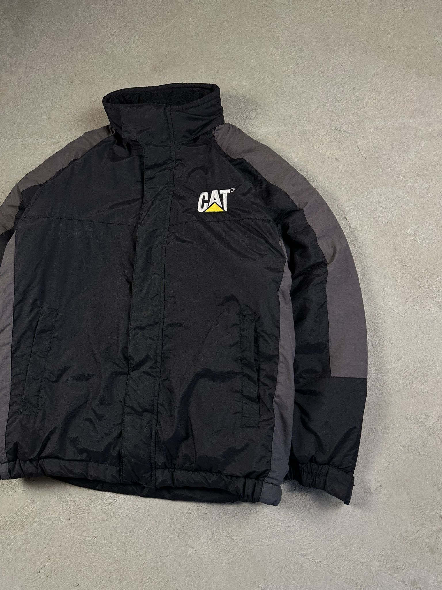 Caterpillar Vintage Caterpillar CAT Boxy Nylon Workwear Jacket Size US L / EU 52-54 / 3 - 3 Thumbnail