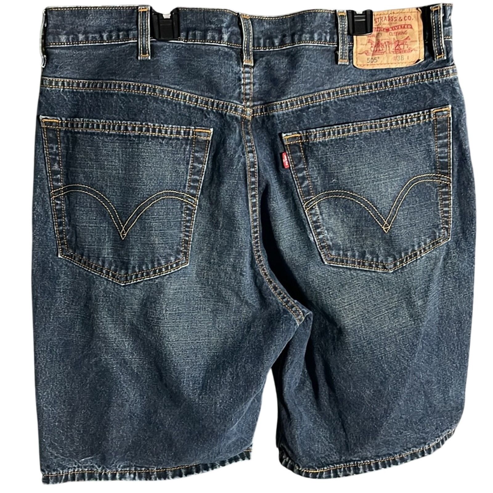 Levi's Levi’s 505 regulars fit denim jeans 38 waist Size US 38 / EU 54 - 3 Thumbnail