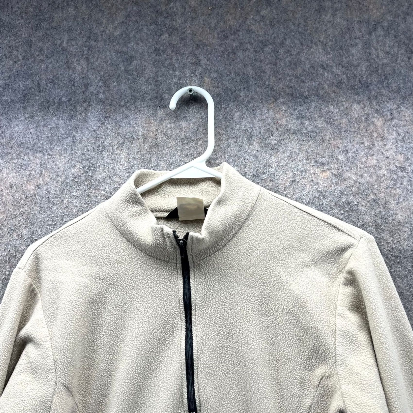 Vintage REI Sweater Women Medium Khaki 1/2 Zip Pullover Fleece Polyester Vintage Jacket Size M / US 6-8 / IT 42-44 - 6 Thumbnail