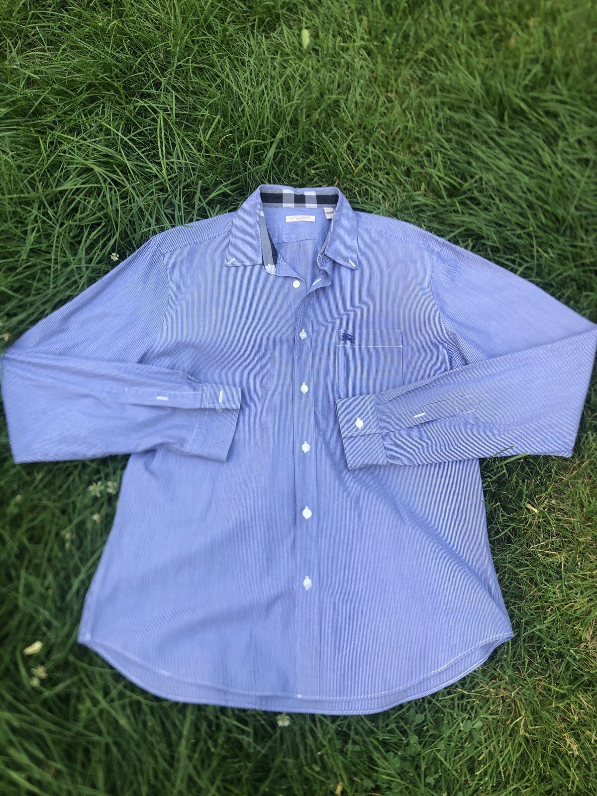 Burberry Burberry striped button up Size US XL / EU 56 / 4 - 1 Thumbnail