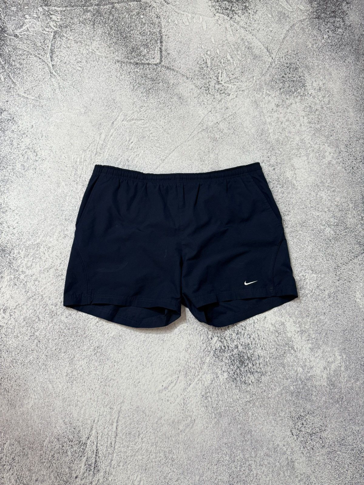 Nike × Vintage Vintage Nike Shorts Small Swoosh size XL Y2K Size US 34 / EU 50 - 1 Thumbnail