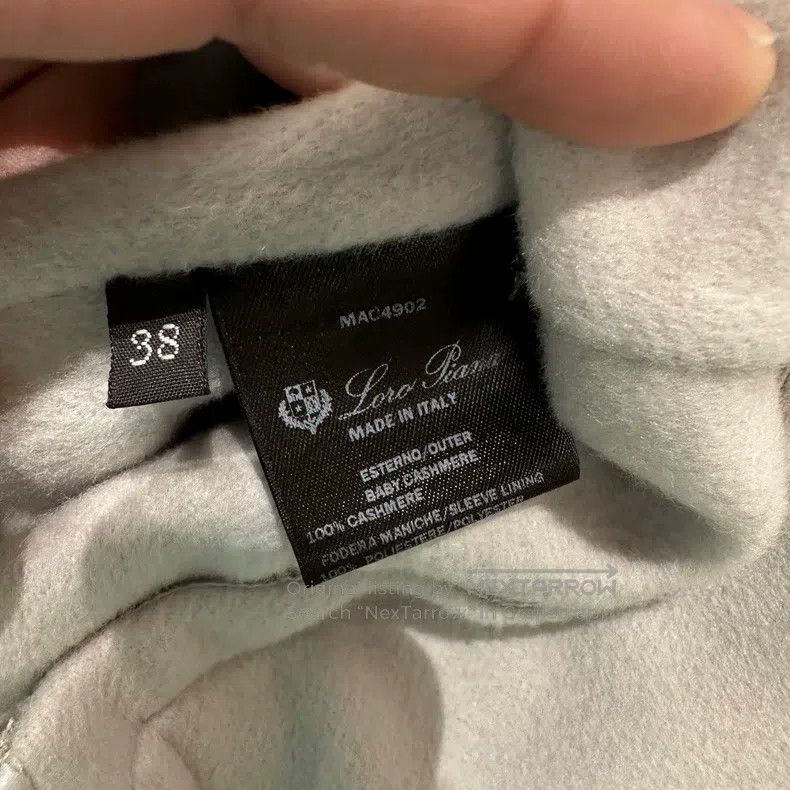 Loro Piana Loro Piana Embroidered Logo Single Breasted Belted Jacket Size XS / US 0-2 / IT 36-38 - 4 Thumbnail