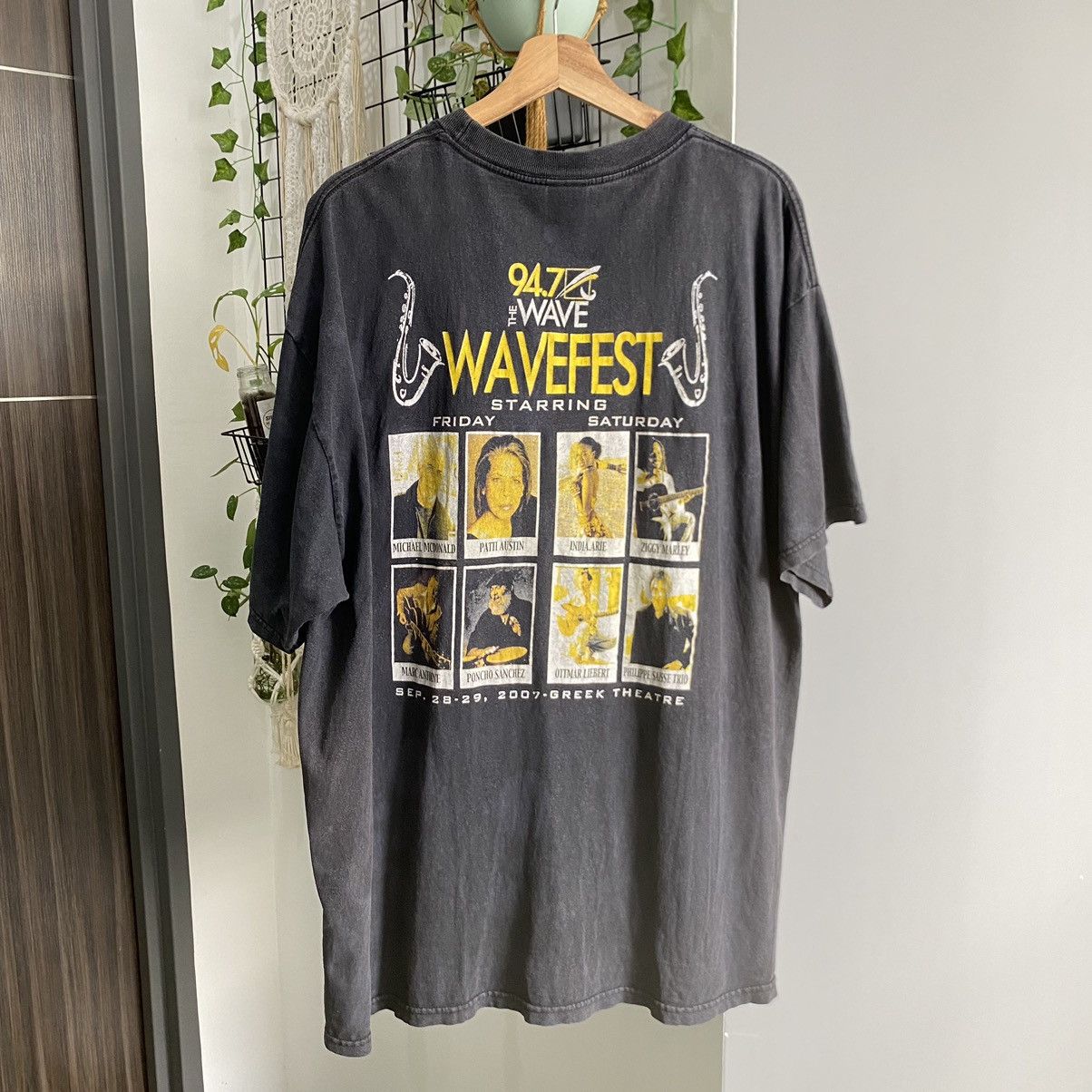 Band Tees Thrashed Faded Vintage Y2K The Wavefest ERD GRUNGE TEE Size US XXL / EU 58 / 5 - 1 Thumbnail