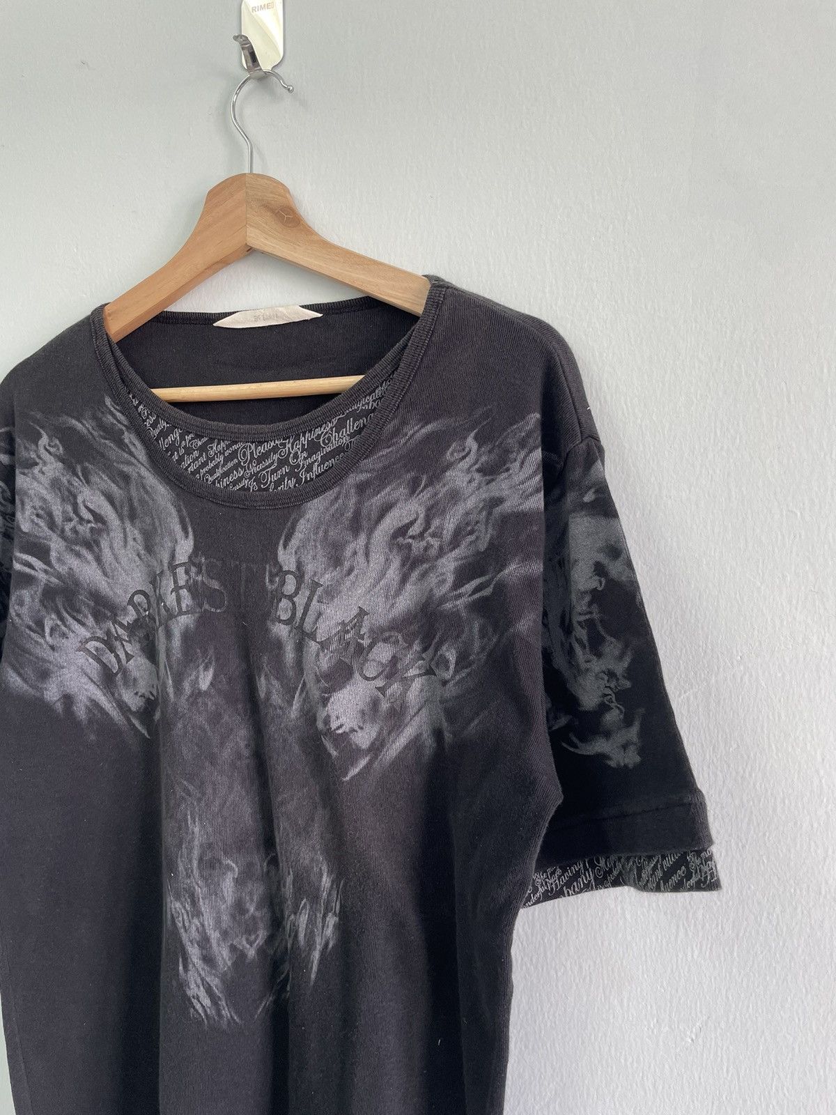 Hysteric Glamour Vintage Japanese Brand Flare Doublelayer Tee Size US L / EU 52-54 / 3 - 5 Thumbnail