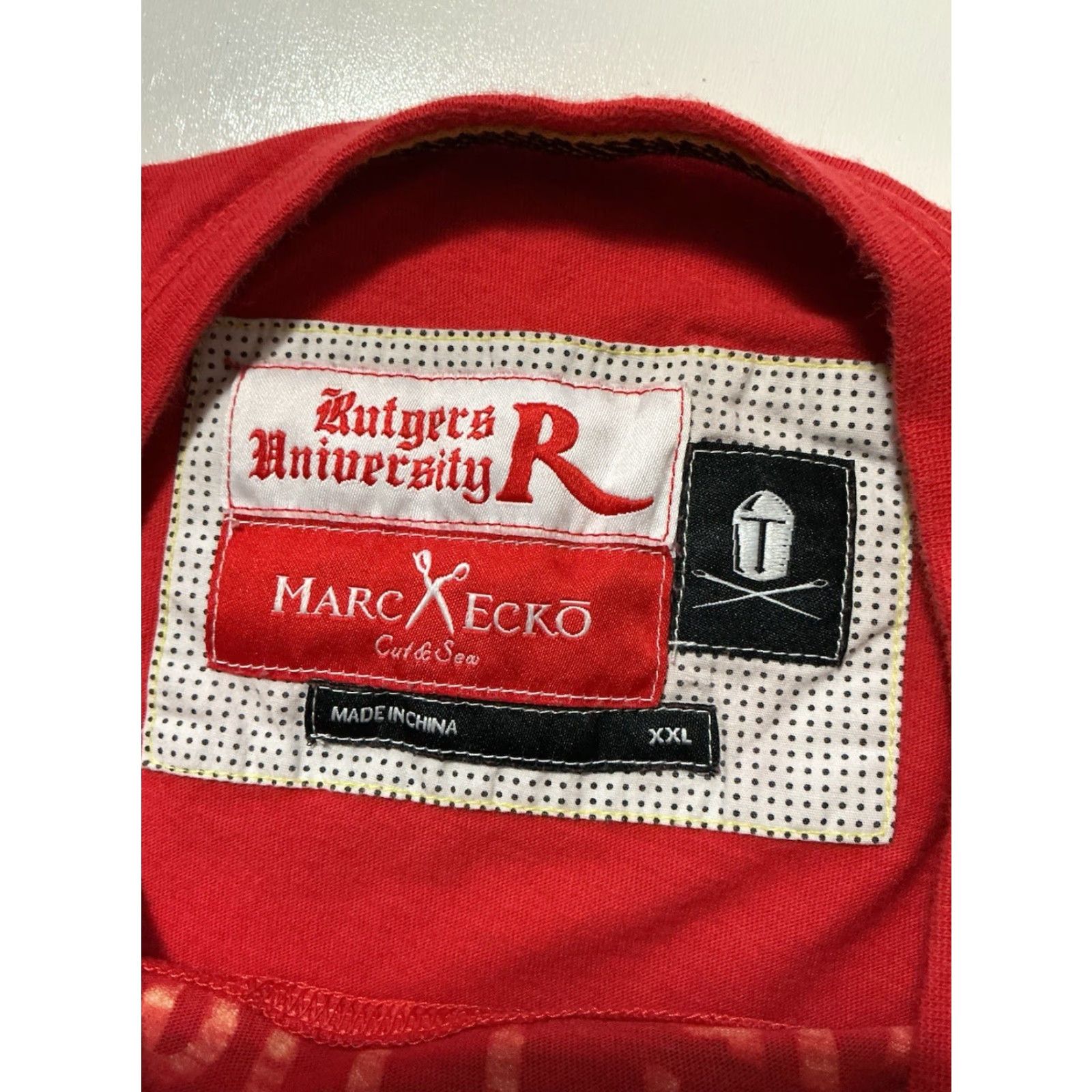 Ecko Unltd. **Ecko Unltd. XXL Rutgers Scarlet Knights Y2K Red T-Shirt** User: **Marc Ecko XXL Rutgers Scarlet Knights Y2K Red T-Shirt** Size US XXL / EU 58 / 5 - 5 Thumbnail