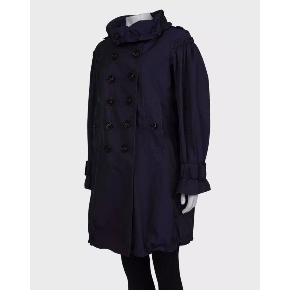 Burberry Burberry Purple Double-Breasted Coat IT42 M Size M / US 6-8 / IT 42-44 - 2 Thumbnail