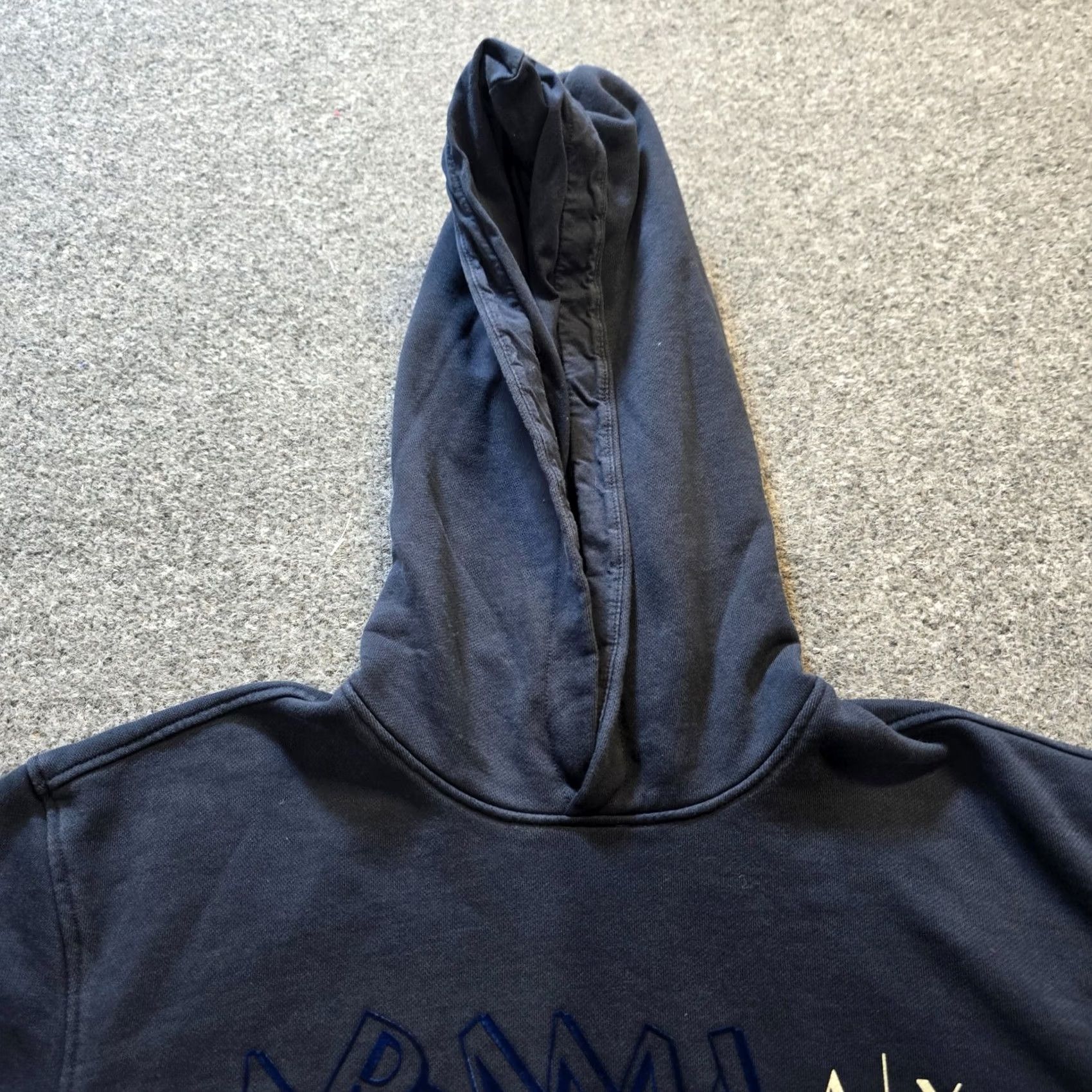 Armani Exchange Armani Exchange Sweatshirt Womens Size Small Blue Hoodie Logo Casual Lounge Size S / US 4 / IT 40 - 2 Thumbnail