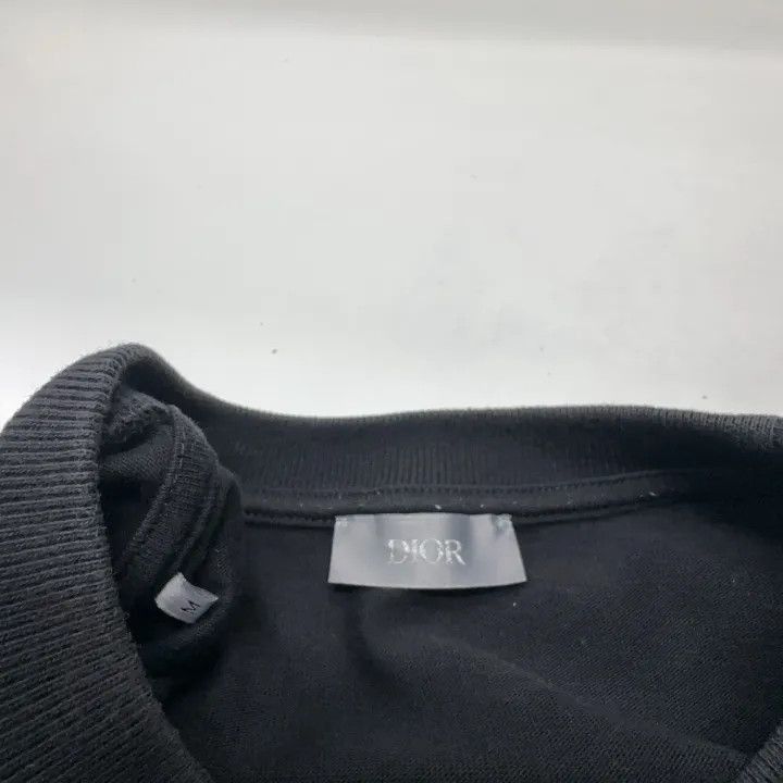 Dior Dior Dior Logo Print Relaxed Fit Black T-Shirt 0079-2507 Size US M / EU 48-50 / 2 - 3 Thumbnail