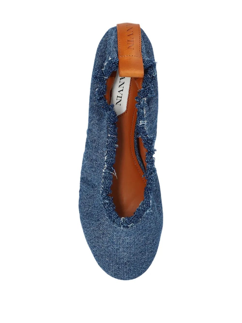 Lanvin o1y0326 Ballet Flats in Blue Size US 6 / IT 36 - 4 Thumbnail