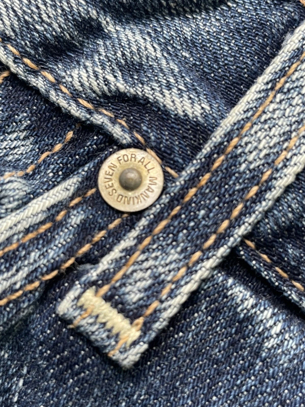 7 For All Mankind × Designer 7 For All Mankind Flare Distresed Size 29" - 21 Thumbnail
